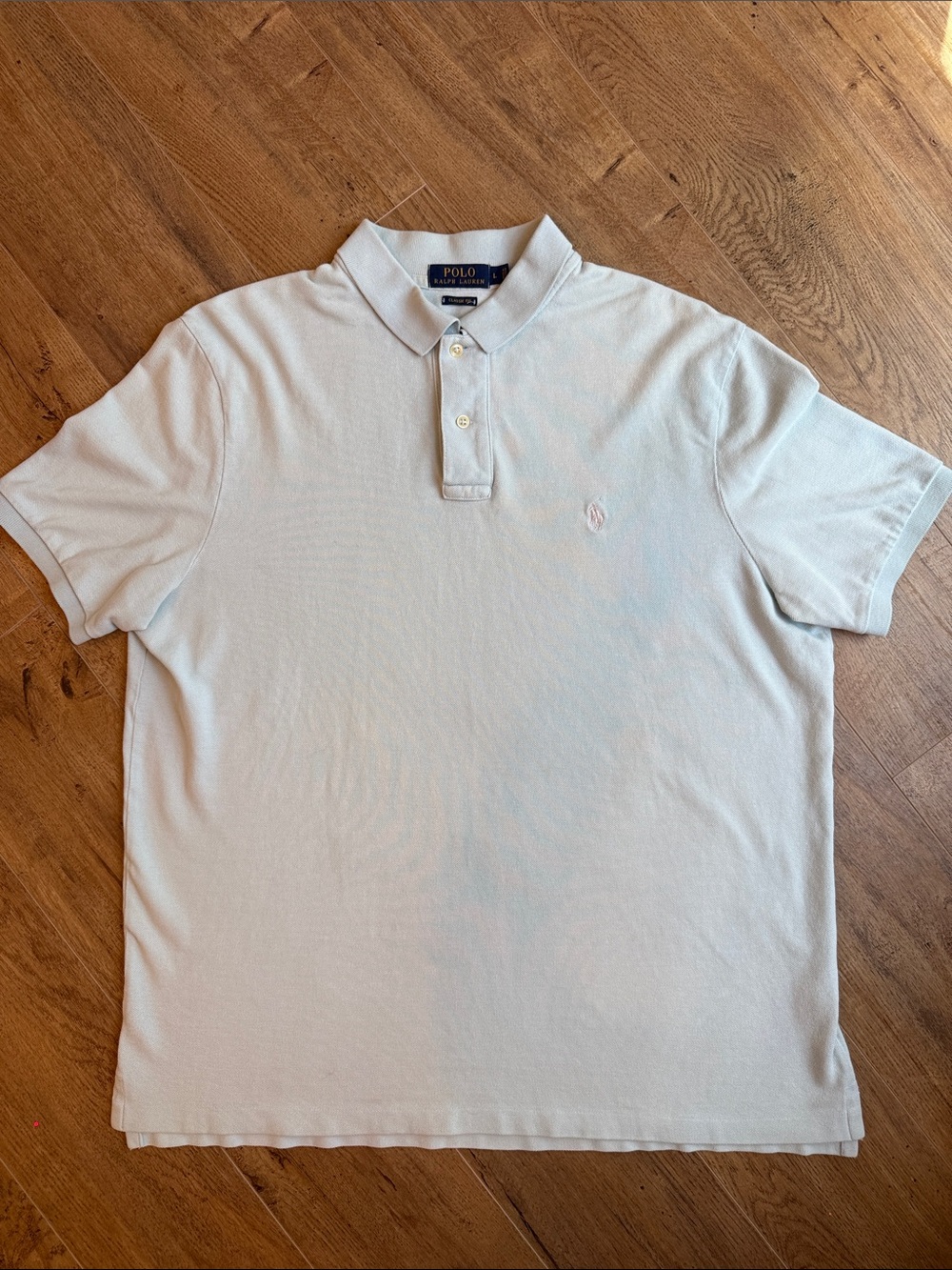 Ralph Lauren Men’s Light Blue Polo Shirt Size L Short Sleeve